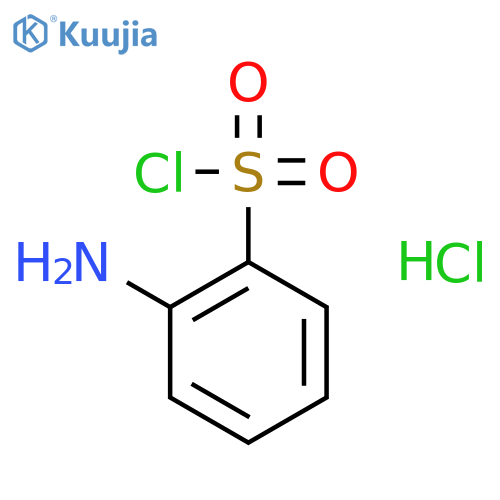 2-Aminobenzene-1-sulfonyl chloride hydrochloride structure