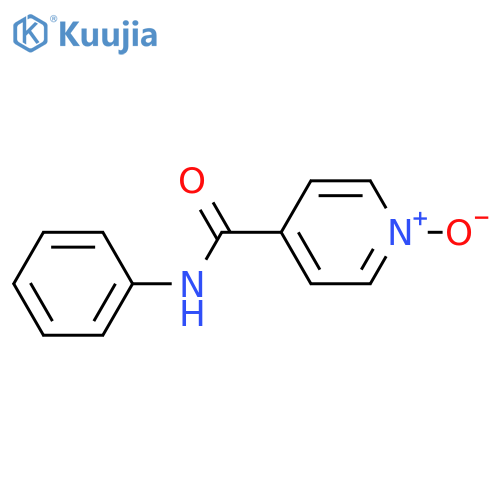 4-Pyridinecarboxamide, N-phenyl-, 1-oxide structure