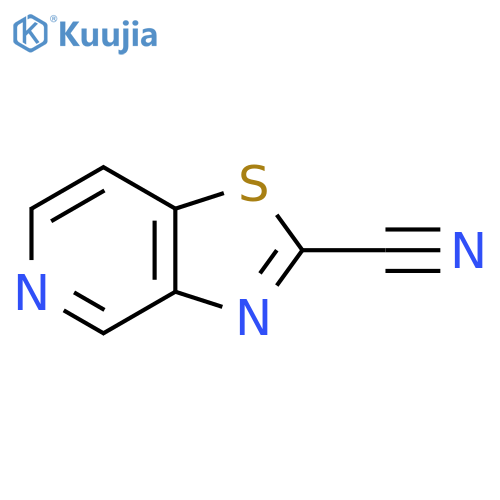 Thiazolo[4,5-c]pyridine-2-carbonitrile structure