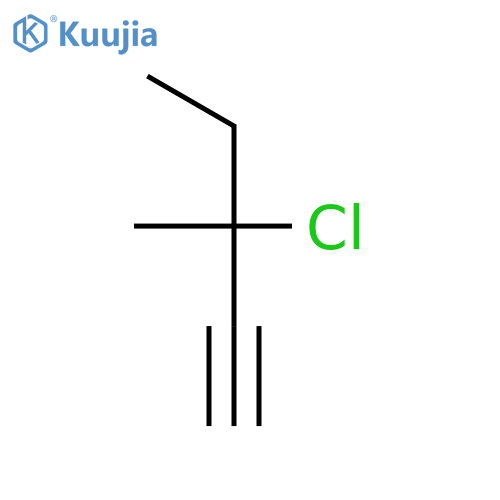 1-Pentyne,3-chloro-3-methyl- structure