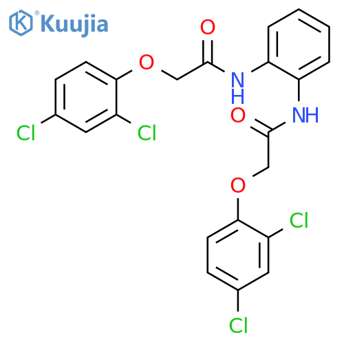 Acetamide, N,N'-1,2-phenylenebis[2-(2,4-dichlorophenoxy)- structure