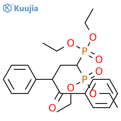 Phosphonic acid,(4-oxo-3,4-diphenylbutylidene)bis-, tetraethyl ester (9CI) structure