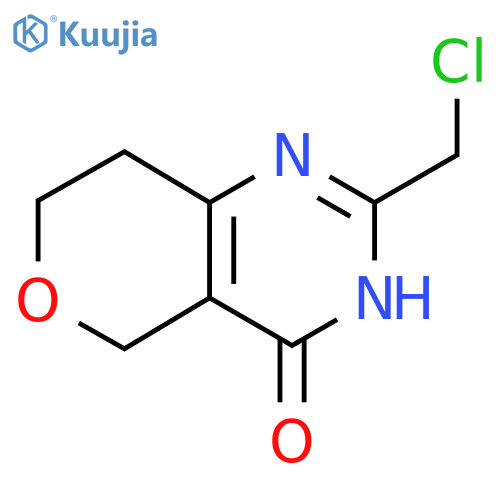 2-Chloromethyl-3,5,7,8-tetrahydropyrano[4,3-d]pyrimidin-4-one-6 structure