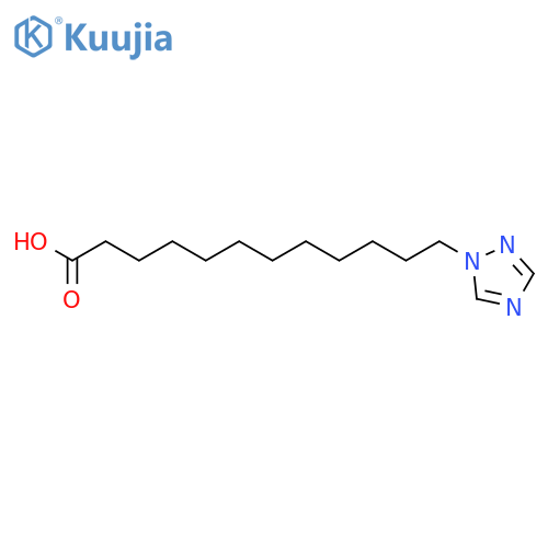 1H-1,2,4-Triazole-1-dodecanoic acid structure