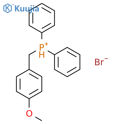 Phosphonium, (4-methoxyphenyl)methyldiphenyl-, bromide structure