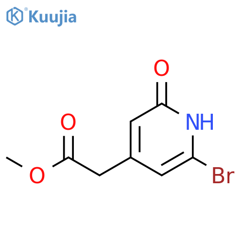 Methyl 6-Bromo-1,2-dihydro-2-oxo-4-pyridineacetate structure