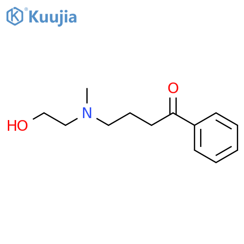 1-Butanone,4-[(2-hydroxyethyl)methylamino]-1-phenyl- structure