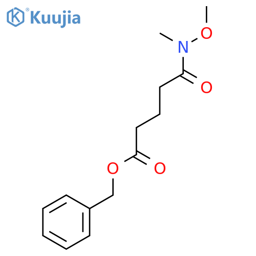 Benzyl 5-Methoxy(Methyl)Amino-5-Oxopentanoate structure