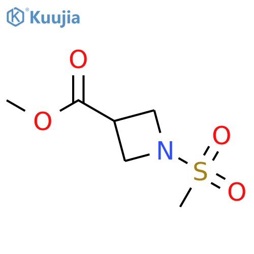 Methyl 1-(Methylsulfonyl)-3-azetidinecarboxylate structure