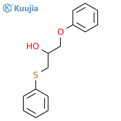 2-Propanol, 1-phenoxy-3-(phenylthio)-, (±)- structure