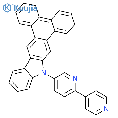 10H-Phenanthro[9,10-b]carbazole, 10-[2,4'-bipyridin]-5-yl- structure