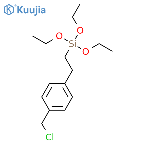 Silane, [2-[4-(chloromethyl)phenyl]ethyl]triethoxy- structure