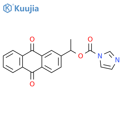 1-(Anthraquinon-2-yl)ethyl Imidazole-1-carboxylate structure