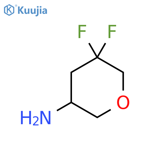 5,5-Difluorooxan-3-amine structure