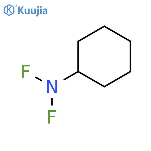 CYCLOHEXANAMINE, N,N-DIFLUORO- structure