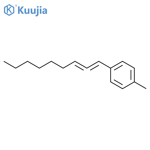 Benzene, 1-methyl-4-(1,2-nonadienyl)- structure