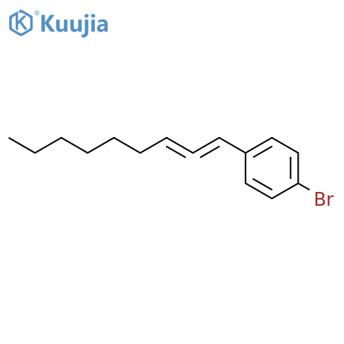 Benzene, 1-bromo-4-(1,2-nonadienyl)- structure