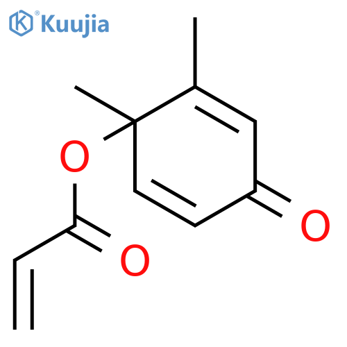 2-Propenoic acid, 1,2-dimethyl-4-oxo-2,5-cyclohexadien-1-yl ester structure