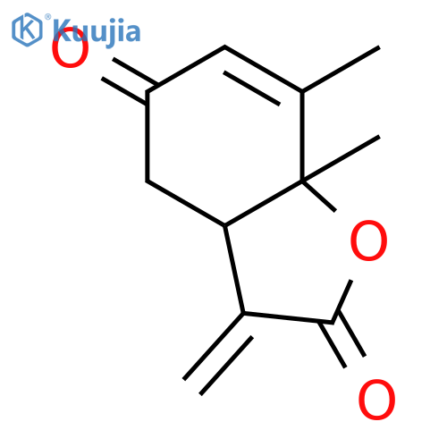2,5(3H,4H)-Benzofurandione, 3a,7a-dihydro-7,7a-dimethyl-3-methylene-, (3aS,7aR)- structure