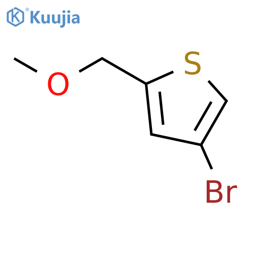 4-Bromo-2-(methoxymethyl)thiophene structure