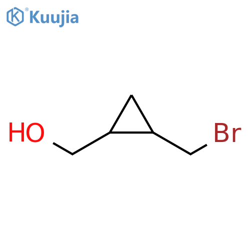(2-(Bromomethyl)cyclopropyl)methanol structure