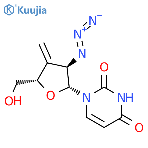 Uridine, 2'-azido-2',3'-dideoxy-3'-methylene- structure