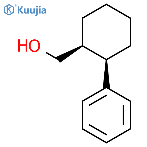 Cyclohexanemethanol, 2-phenyl-, (1S-cis)- structure