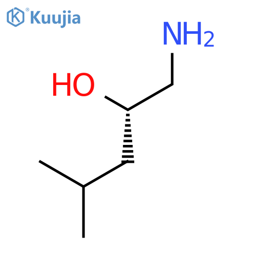 (2S)-1-amino-4-methylpentan-2-ol structure
