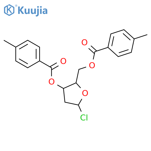 2-Deoxy-3,5-di-O-p-toluoyl-a-L-ribofuranosyl Chloride structure