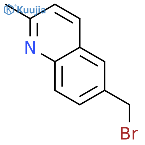 6-(Bromomethyl)-2-methylquinoline structure