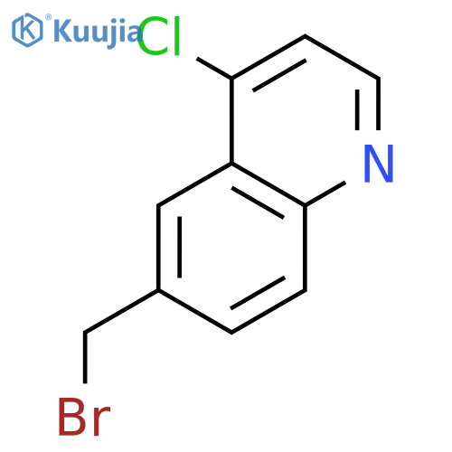 6-(BROMOMETHYL)-4-CHLOROQUINOLINE structure