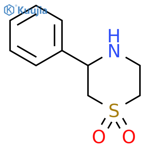 3-phenyl-1λ?-thiomorpholine-1,1-dione structure