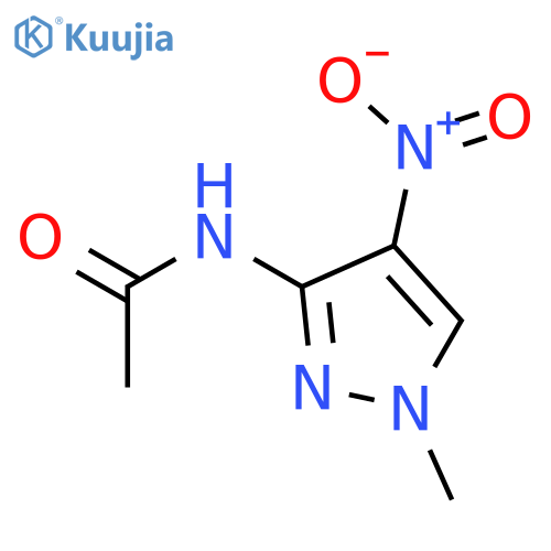 Acetamide,N-(1-methyl-4-nitro-1H-pyrazol-3-yl)- structure