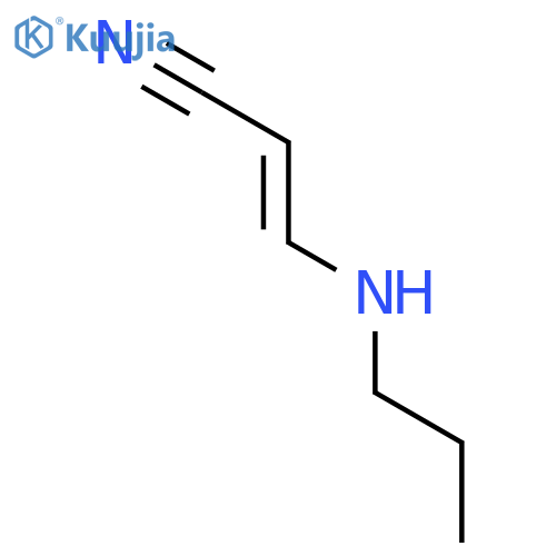 2-Propenenitrile, 3-(propylamino)-, (E)- structure
