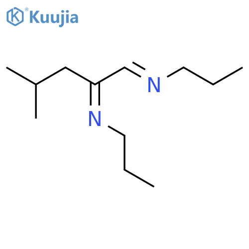 1-Propanamine, N,N'-[1-(2-methylpropyl)-1,2-ethanediylidene]bis- structure