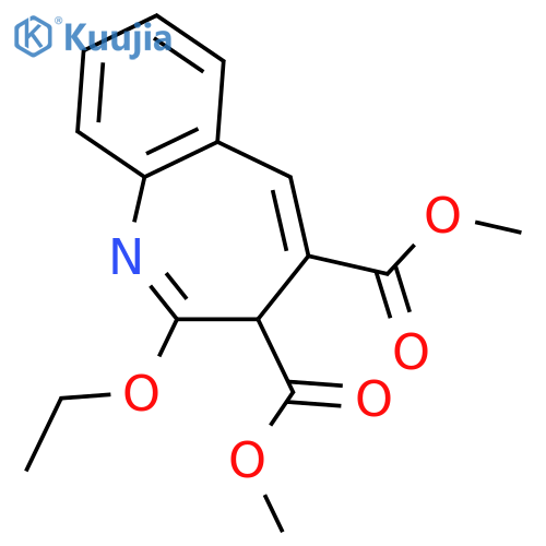 3H-1-Benzazepine-3,4-dicarboxylic acid, 2-ethoxy-, dimethyl ester structure