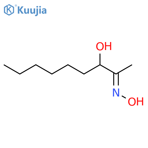 2-Nonanone, 3-hydroxy-, oxime, (E)- structure