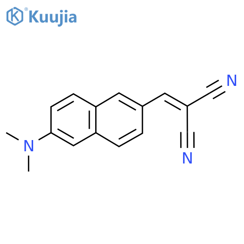 2-(6-Dimethylamino-2-naphthyl)methylenemalononitrile structure