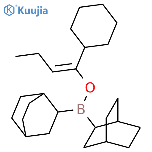Borinic acid, bis(bicyclo[2.2.2]oct-2-yl)-, 1-cyclohexyl-1-butenyl ester structure