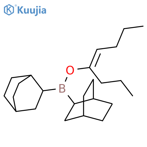 Borinic acid, bis(bicyclo[2.2.2]oct-2-yl)-, 1-propyl-1-pentenyl ester structure