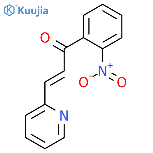 2-Propen-1-one, 1-(2-nitrophenyl)-3-(2-pyridinyl)- structure