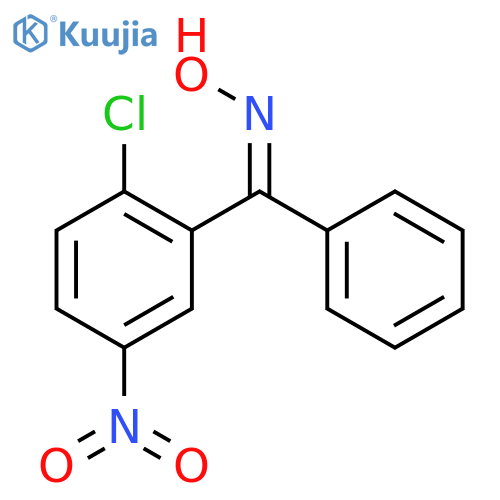 N-[(2-chloro-5-nitrophenyl)-phenylmethylidene]hydroxylamine structure