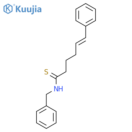 5-Hexenethioamide, 6-phenyl-N-(phenylmethyl)- structure