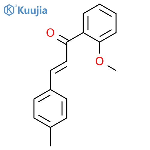 2-Propen-1-one, 1-(2-methoxyphenyl)-3-(4-methylphenyl)- structure