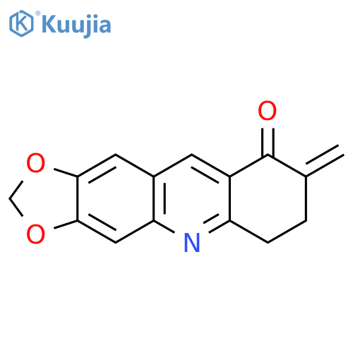 1,3-Dioxolo[4,5-b]acridin-9(6H)-one, 7,8-dihydro-8-methylene- structure