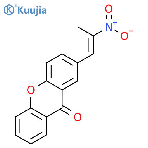 9H-Xanthen-9-one, 2-(2-nitro-1-propenyl)- structure