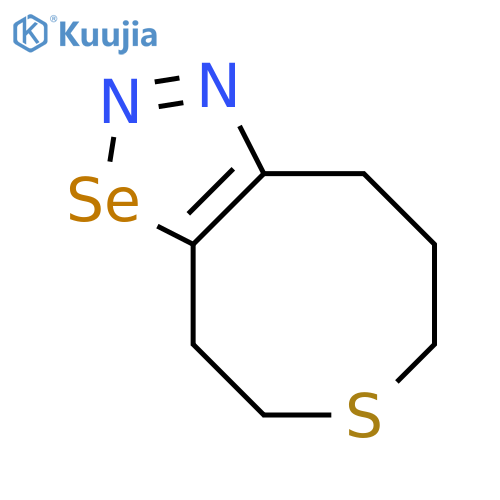 5H-Thiocino[5,4-d][1,2,3]selenadiazole, 4,7,8,9-tetrahydro- structure