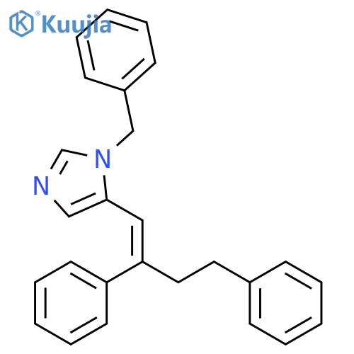 1H-Imidazole, 5-(2,4-diphenyl-1-butenyl)-1-(phenylmethyl)- structure