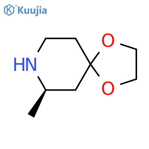 (7R)-7-methyl-1,4-dioxa-8-azaspiro[4.5]decane structure