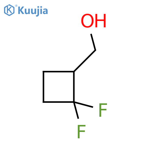 (2,2-Difluorocyclobutyl)methanol structure